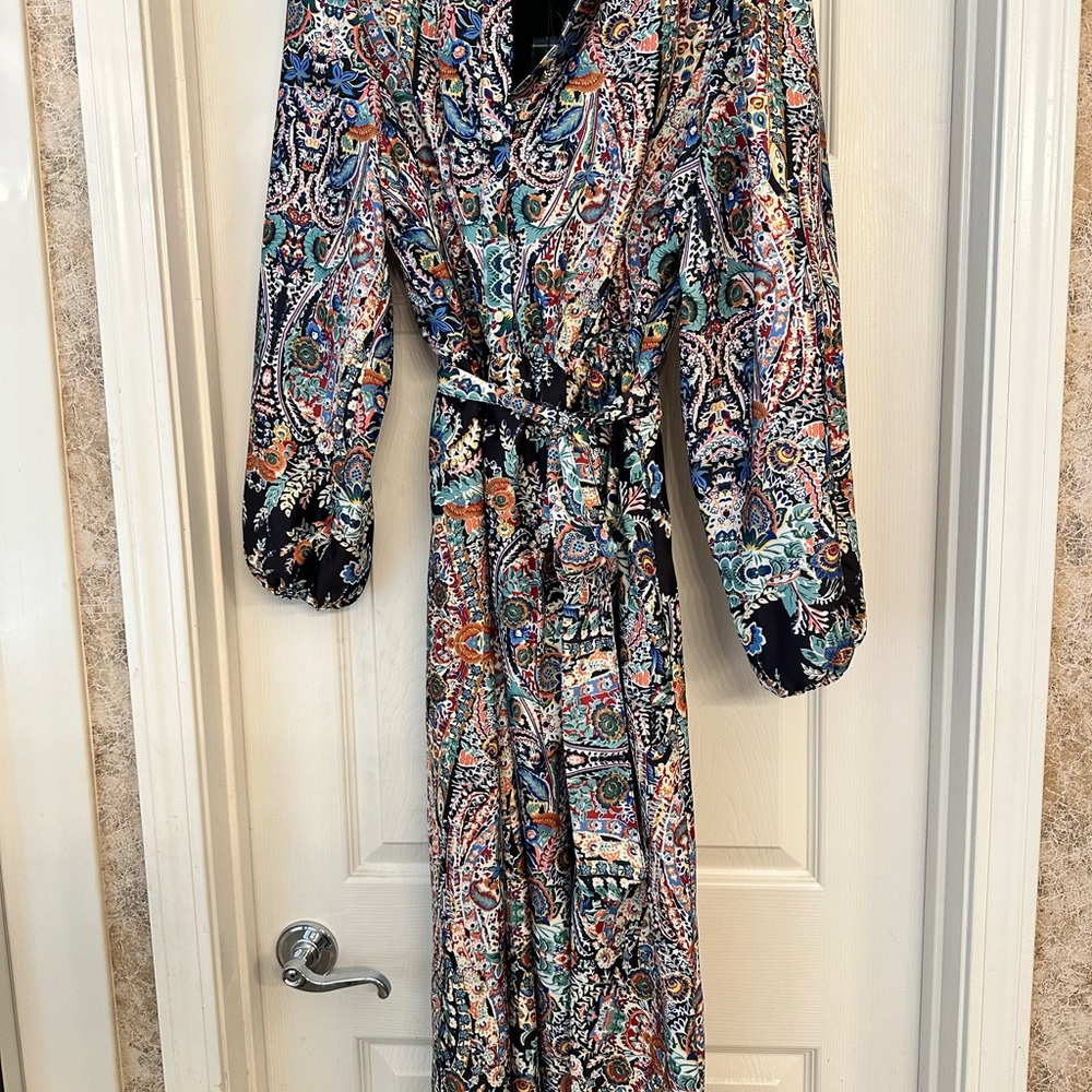 Tahari Multicolor Paisley Dress
